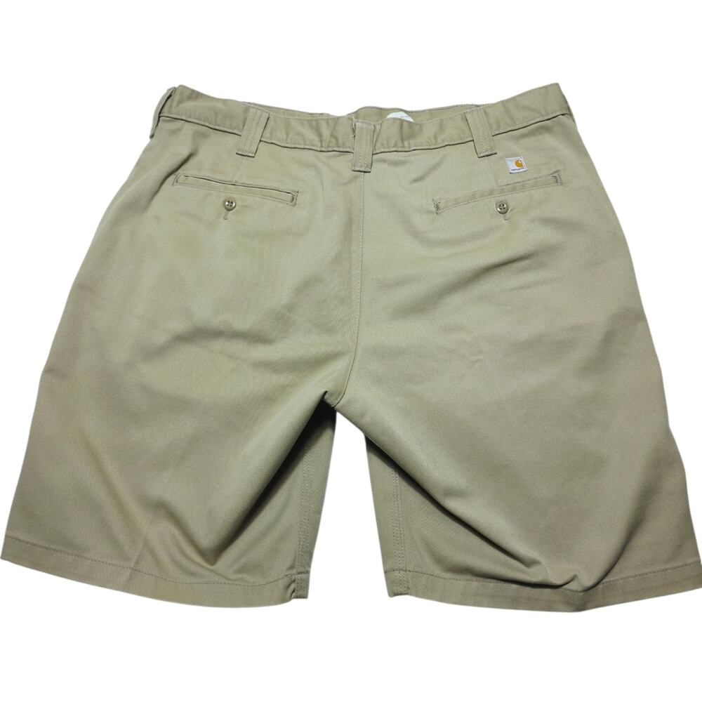Carhartt Shorts Men’s 38 Beige Chino Outdoor Casual Shorts B360 KHI